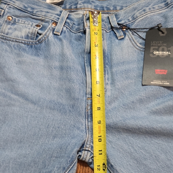 Levi's Original 501 Button Fly Ladies Size 29 Light Wash Denim Jeans - NEW - Picture 12 of 15